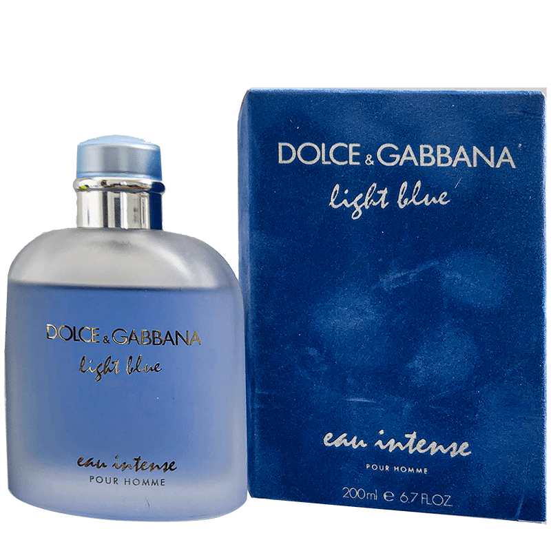 Dolce & Gabbana Light Blue Eau Intense / Dolce & Gabbana EDP Spray 6.7 oz  (200 ml) (m) 3423473032885 8057971181407 - Fragrances & Beauty, Light Blue  Eau Intense - Jomashop